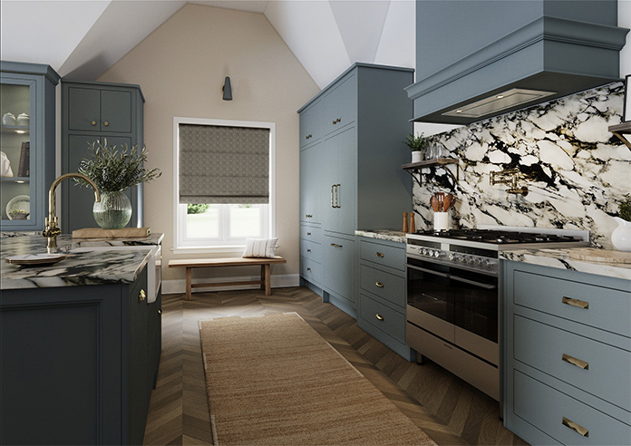 Morrison, Duckegg - Roman Blind - Image 7